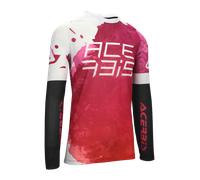Camiseta de Cross Acerbis J Windy Vent Watermark Púrpura/BlancoXXL Púrpura,Blanco