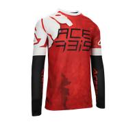 Camiseta de Cross Acerbis J Windy Vent Watermark Rojo/BlancoM Rojo,Blanco