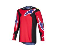 Camiseta de Cross Alpinestars Fluid Grid Rojo/Negro/PúrpuraL Rojo,Negro,Púrpura