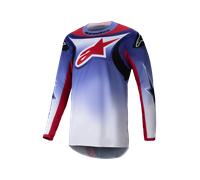 Camiseta de Cross Alpinestars Fluid Wurx Púrpura/Rojo brillanteM Púrpura,Rojo brillante