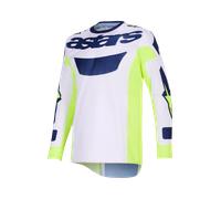 Camiseta de Cross Alpinestars Racer Air Riway Gris/Amarillo/AzulXXL Gris,Amarillo,Azul
