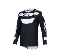 Camiseta de Cross Alpinestars Racer Air Riway Negro/BlancoXXL Negro,Blanco