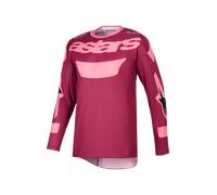 Camiseta de Cross Alpinestars Racer Riway Rojo oscuro/CoralXL Rojo oscuro,Coral