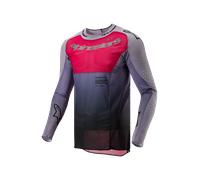 Alpinestars Supertech Dade Maillot de motocross, rojo-lila, tamaño XL