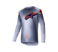 Camiseta de Cross Alpinestars Supertech Lipan Gris/Naranja FlúorM Gris,Naranja Flúor