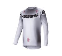 Camiseta de Cross Alpinestars Supertech Maker Plateado/NegroM Plateado,Negro