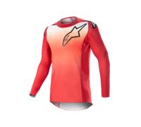 §Camiseta de Cross Alpinestars Supertech Risen Rojo Marte-Blanco§