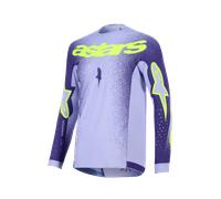 Camiseta de Cross Alpinestars Supertech Scenz Púrpura/AmarilloL Púrpura,Amarillo