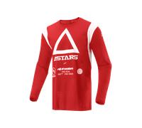 Camiseta de Cross Alpinestars Techdura Rojo brillanteM Rojo brillante