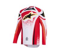 Camiseta de Cross Alpinestars Techstar Nomur Gris/Rojo/NegroL Gris,Rojo,Negro