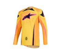 Alpinestars Techstar Nomur Maillot de motocross, amarillo-naranja, tamaño XL para Hombres