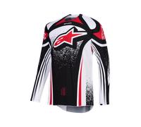 Camiseta de Cross Alpinestars Techstar Nomur Negro/Blanco/RojoL Negro,Blanco,Rojo