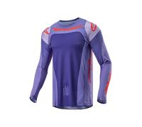 Camiseta de Cross Alpinestars Techstar Ocuri Púrpura/Naranja IntensoXXL Púrpura,Naranja Intenso