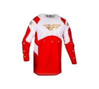 Fly Racing Evolution 2024 Maillot de motocross rojo/blanco, blanco-rojo, tamaño M