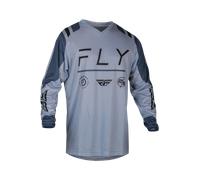 Fly Racing F-16 2024 Maillot de motocross, gris, tamaño S