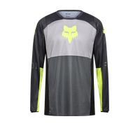 Camiseta de Cross FOX 180 Flow Negro/AmarilloL Negro,Amarillo