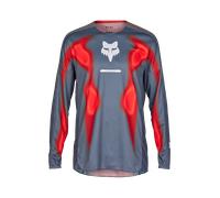 Camiseta de Cross FOX 360 Volatile Gris/RojoXL Gris,Rojo