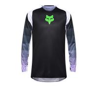 Camiseta de Cross FOX Flexair Grid Negro/PúrpuraXXL Negro,Púrpura