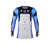 Camiseta de Cross FOX Flexair Magnetic Negro/PúrpuraXL Negro,Púrpura