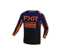 FXR Contender Off-Road Maillot de Motocross, azul-naranja, tamaño 3XL para Hombres