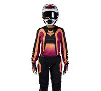 FOX 180 Ballast Maillot de motocross femenino, negro-rojo-naranja, tamaño XL para Mujer