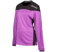 Camiseta de Cross Mujer Klim Rebelle Negro/DewberryXS Negro,Dewberry