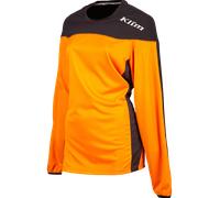 Camiseta de Cross Mujer Klim Rebelle Negro/Naranja EmberS Negro,Naranja Ember