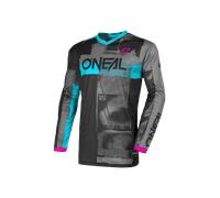 Camiseta de Cross O'Neal Element Roller Mujer Negro/CianL Negro,Cian