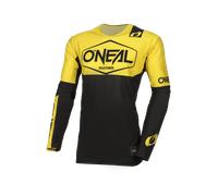 Oneal Mayhem Hexx Maillot de motocross, negro-amarillo, tamaño S