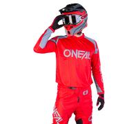 Camiseta de Cross O'Neal Mayhem Rojo/GrisXXL Rojo,Gris