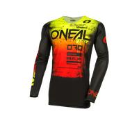 Oneal Mayhem Scarz Maillot de motocross, negro-rojo-amarillo, tamaño 2XL