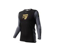 Camiseta de Cross Shot Aerolite Honor Negro/DoradoL Negro,Dorado