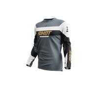 Camiseta motocross Shot Devo League oro M