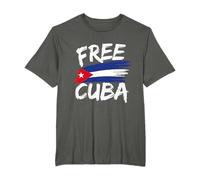 Camiseta de Cuba gratis con bandera de Cuba para mujer, bandera cubana Camiseta