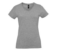 Camiseta De Cuello En V De Algodón Para Dama Sol's Imperial