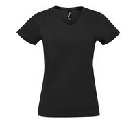 Camiseta De Cuello En V De Algodón Para Dama Sol's Imperial