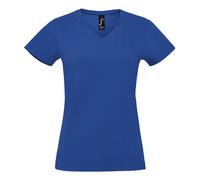 Camiseta De Cuello En V De Algodón Para Dama Sol's Imperial