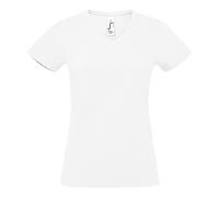 Camiseta De Cuello En V De Algodón Para Dama Sol's Imperial