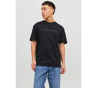 Camiseta de cuello redondo jjestar Hombre Talla L. Color Negro