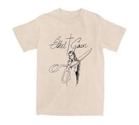 Camiseta de Cuello Redondo y Manga Corta Eth-el Cain Anime, Ropa Urbana Unisex, con Estampado de Dibujos Animados C-Khaki||x_l