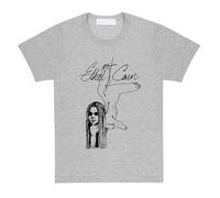 Camiseta de Cuello Redondo y Manga Corta Eth-el Cain Anime, Ropa Urbana Unisex, con Estampado de Dibujos Animados B-Grey||m