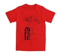 Camiseta de Cuello Redondo y Manga Corta Eth-el Cain Anime, Ropa Urbana Unisex, con Estampado de Dibujos Animados B-Red||l