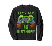 Camiseta de cumpleaños con Texto en inglés It's My 4th Birthday Sudadera