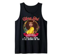 Camiseta de cumpleaños del zodiaco Libra Black Queen Mean AF Black Women Camiseta sin Mangas