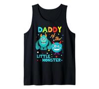 Camiseta de cumpleaños Familiar de Daddy of The Little Monster Camiseta sin Mangas