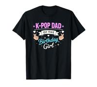 Camiseta de cumpleaños K-Pop para papá K-Pop Dad of The Birthday Girl Camiseta