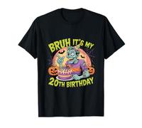 Camiseta de cumpleaños Zombie - Bruh It's My 25th Halloween. Camiseta