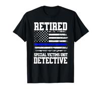 Camiseta de detective de la unidad de víctimas especiales jubiladas, jubilación Camiseta