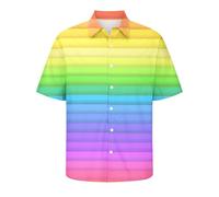 Camiseta de discoteca para hombre, multicolor, manga corta, disfraz de fiesta de discoteca, a la moda, carnaval, estampado clásico, fiesta de fiebre, traje suelto para discoteca, #01-05, 5XL