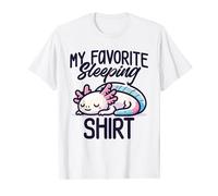 Camiseta de dormir My Favorite - Bonita camiseta de pijama de ajolote Camiseta